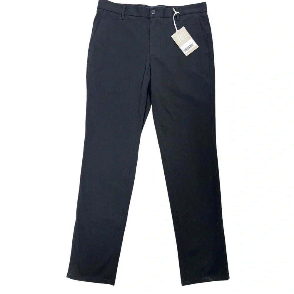 Everlane Uniform Pants The Performance Chino Slim Fit Black‎ Mens 33x32 Career